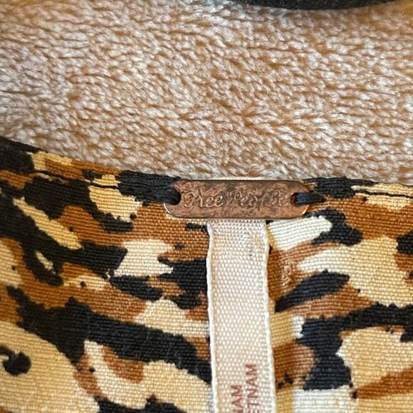 Free People French Quarter Print Wrap Mini Dress OB778956 Size XS - Picture 4 of 9